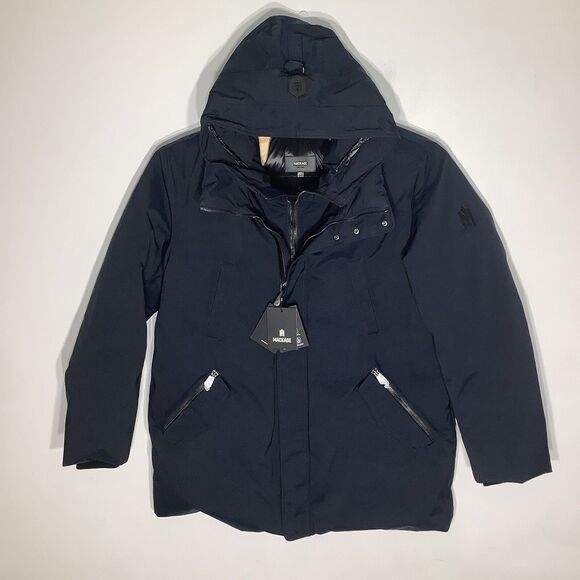Mackage‎ Mens Edward The Ultimate 2 in 1 Insulated Down Coat Navy Size 48 NWT - Picture 1 of 16